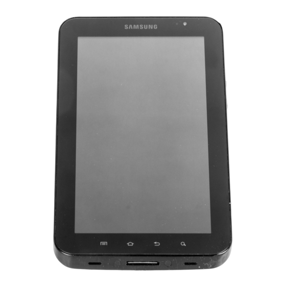 Samsung Galaxy Tab GT-P1000 Quick Start Manual
