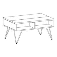 SIMPLIHOME brooklyn + max WyndenHall AXCHUNSM-01-OAK Manual