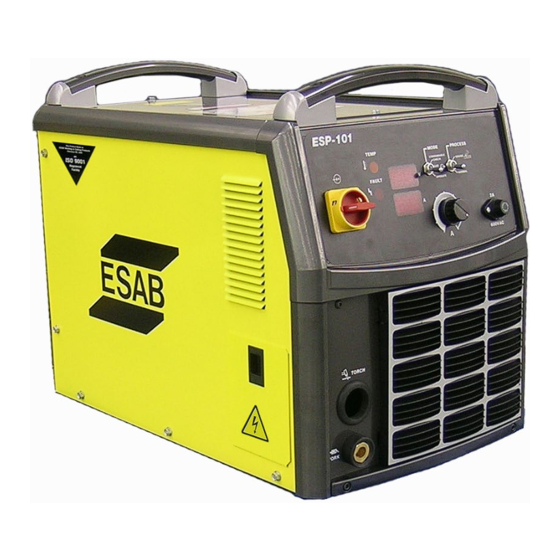 ESAB ESP-101 Instruction Manual