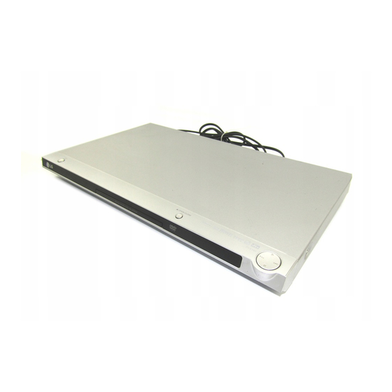 User Manuals: LG DVX162 DVD Player