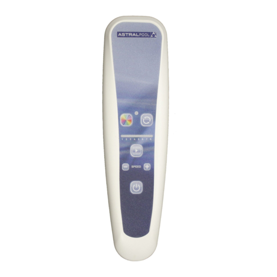 Astralpool LumiPlus CONTROL MOTION Quick Start Manual