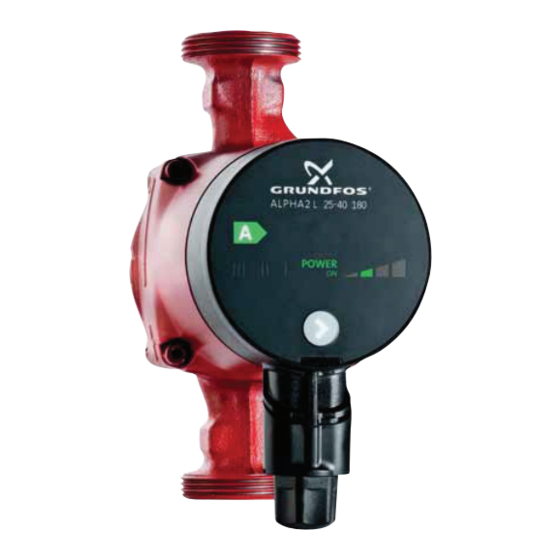 Grundfos ALPHA2 L Series Installation And Operating Instructions Manual