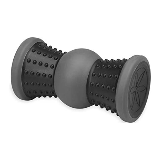 Gaiam Restore Hot & Cold Foot Roller Use And Care And Safety Manual