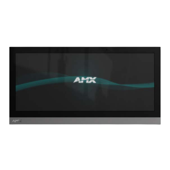 AMX Modero MXT-2000XL-PAN Installation Manual