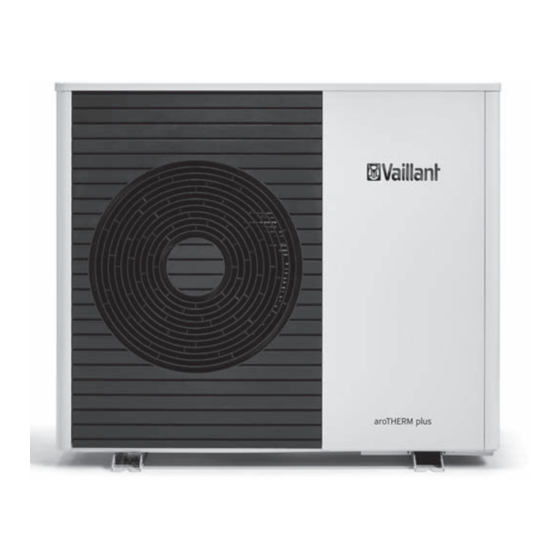 Vaillant aroTHERM plus VWL 35/6 A 230V S2 Operating Instructions Manual