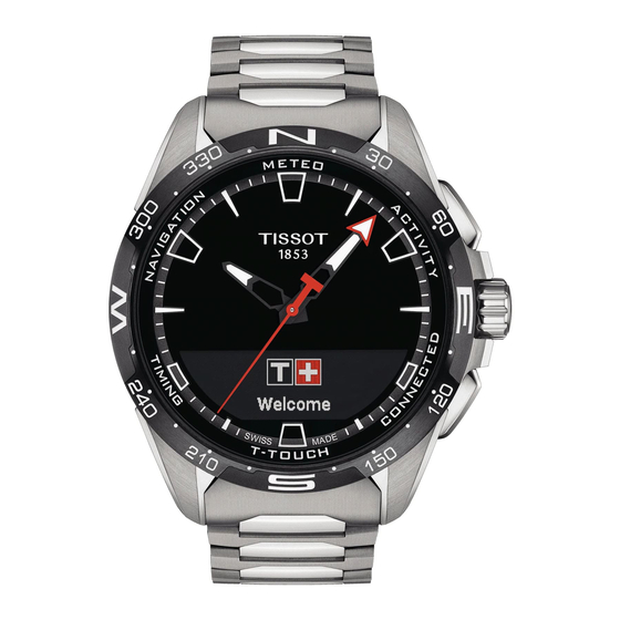 Tissot T-Touch Connect Solar User Manual