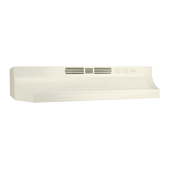 NuTone RL6100F Series Manual