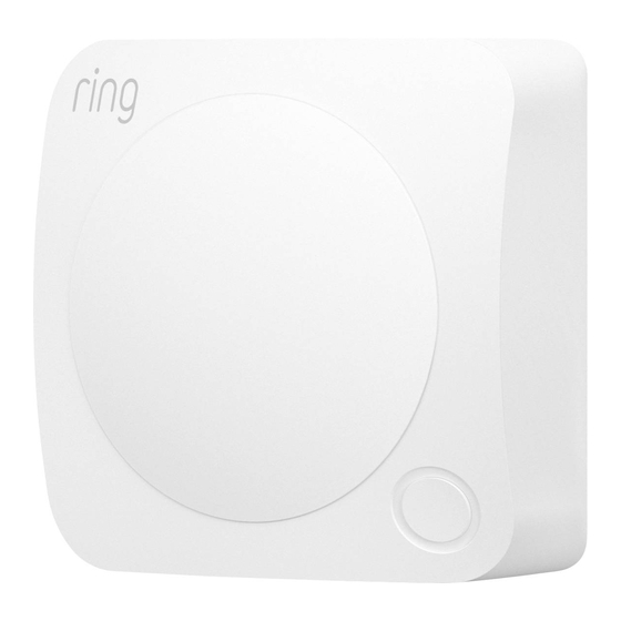 Ring Alarm Motion Detector Z-Wave Manual