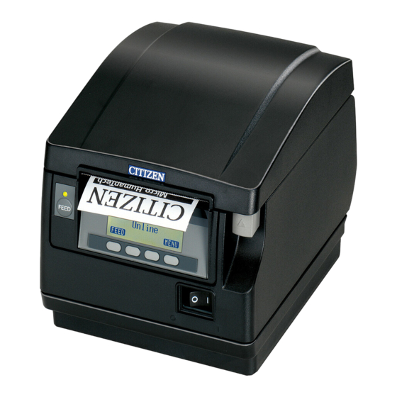 Citizen COMPACT CT-S851 Series Service Manual