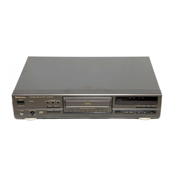 Technics SL-PG570A Manuals