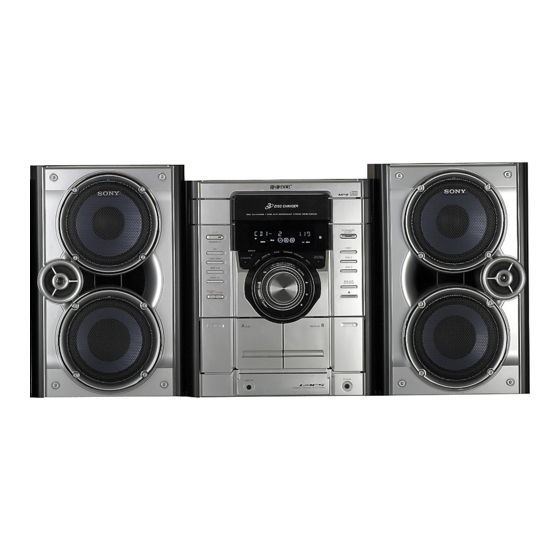 Sony HCD-RG575 Service Manual