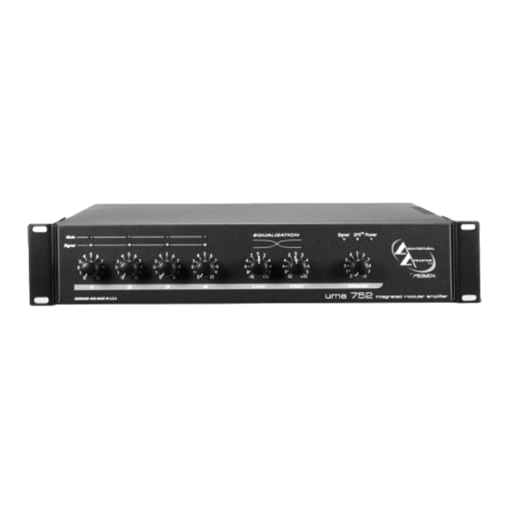 Peavey UMA 752 Specifications