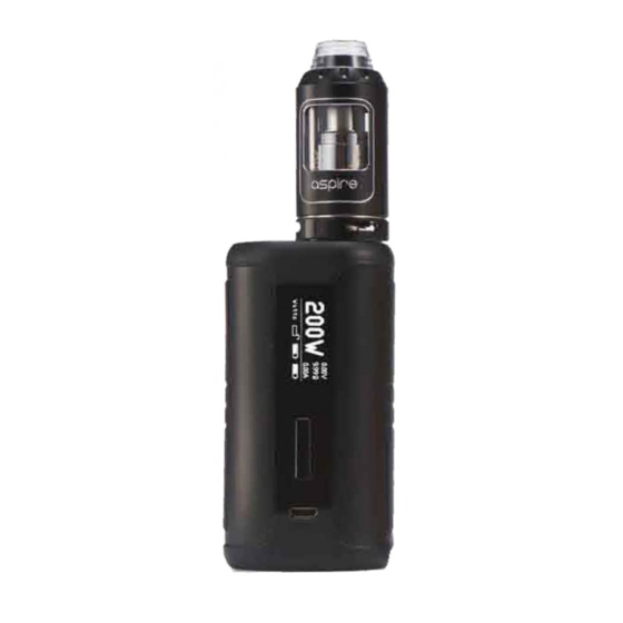 Aspire Speeder 200W User Manual
