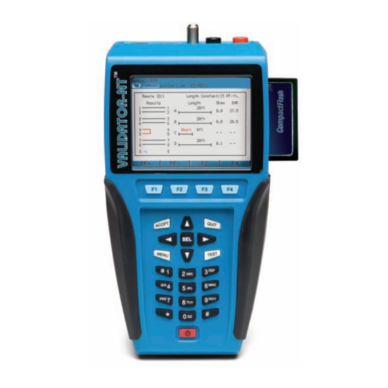 JDS Uniphase Validator Quick Start Manual