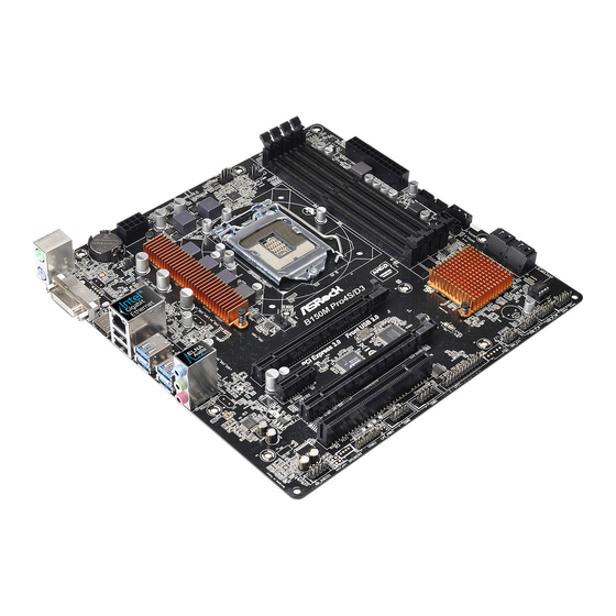 ASROCK B150M Pro4S/D3 Manuals