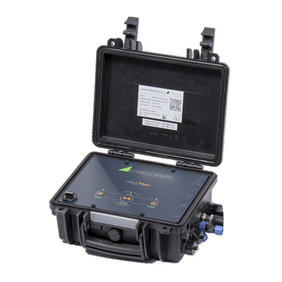 Camille Bauer LINAX PQ5000-MOBILE Device Handbook