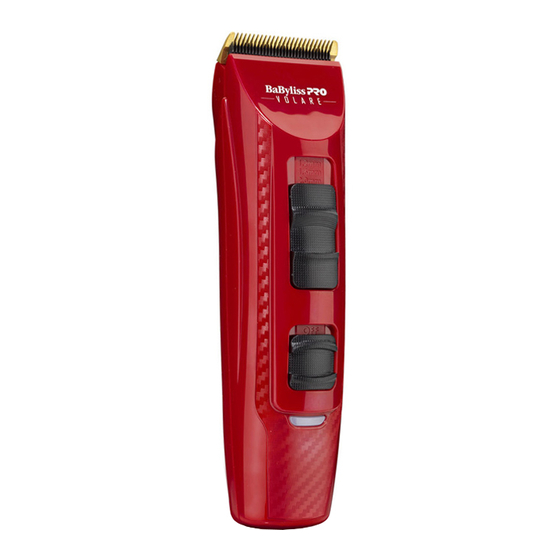 BaBylissPro Volare X2 FX811U Manual