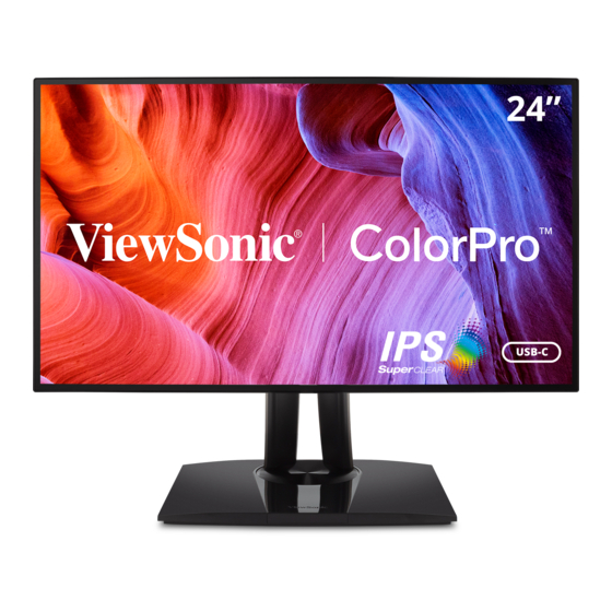 ViewSonic VP2468a User Manual