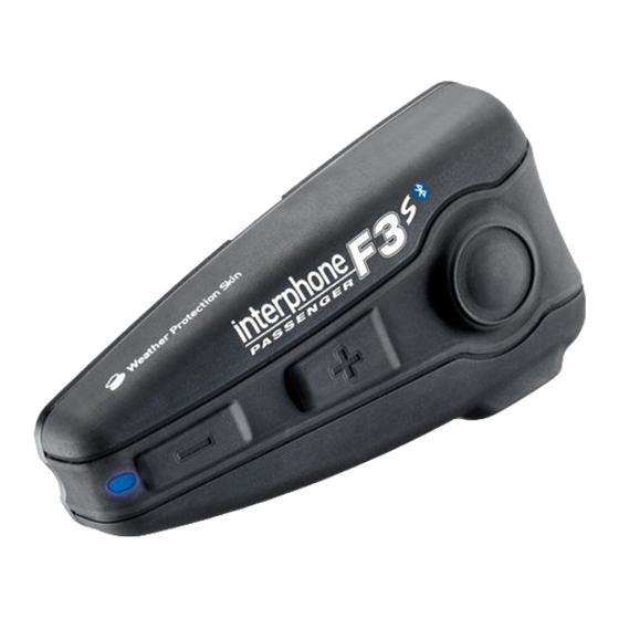 Interphone F3S Manual