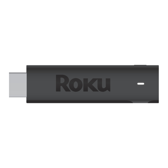 Roku Streaming Stick 4K Plus Quick Start Manual