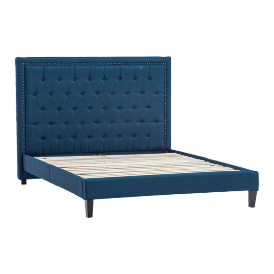 Amart Furniture ARNOLD NAVY QUEEN BED Assembly Instruction Manual