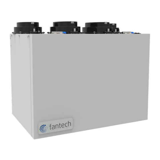 SystemAir Fantech VER100 Installation Manual