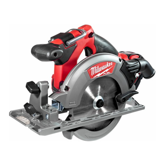 Milwaukee M18 CCS55-0 Original Instructions Manual