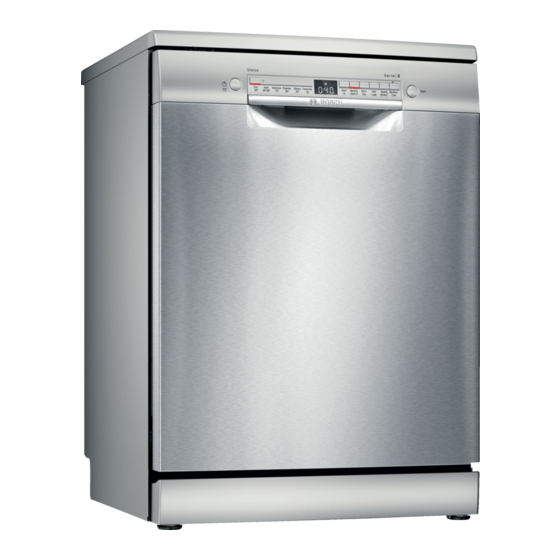 Bosch SMS2HVI66G Information For Use