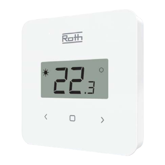 Roth Touchline SL Installation Manual
