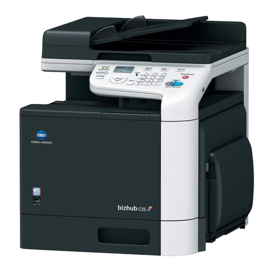 Konica Minolta bizhub C25 Reference Manual