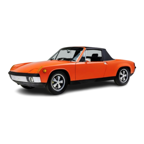 Porsche 914 Workshop Manual