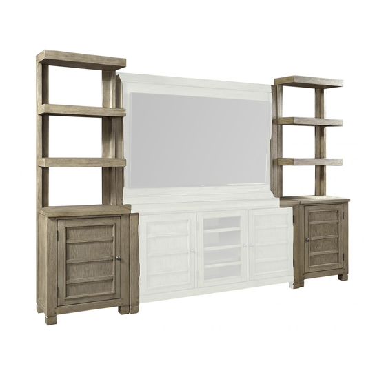 aspenhome I45-225L-BAR/STN LF Pier Assembly Instructions