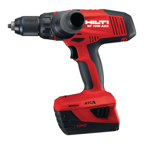 Hilti SF 10W-A22 Manual