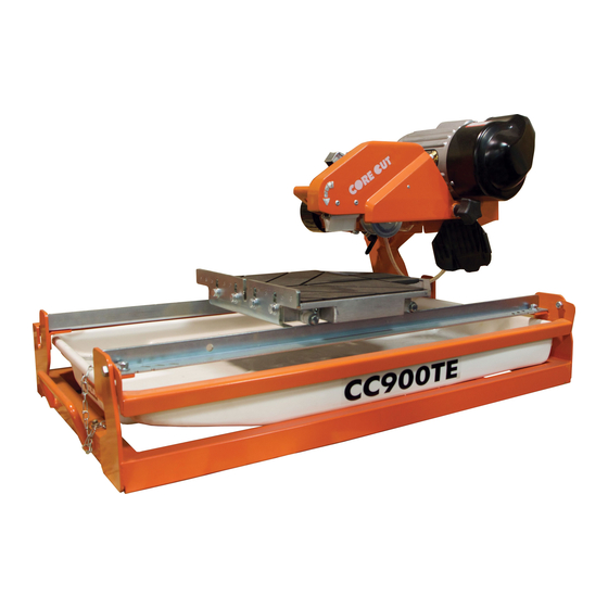 Diamond Products CC900TE Owner's Manual