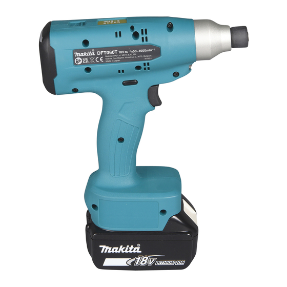 Makita DFT060T Instruction Manual