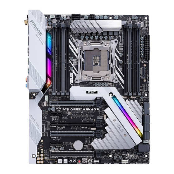 Asus PRIME X299-DELUXE Quick Start Manual