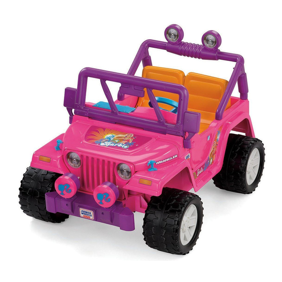 Power Wheels Barbie Jammin' Jeep L7820 Manuals