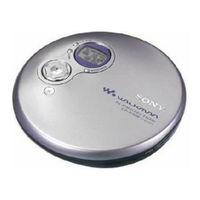 Sony Walkman D-EJ750 Operating Instructions Manual