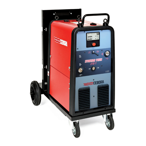 Cebora Synstar Twin 270 T Instruction Manual