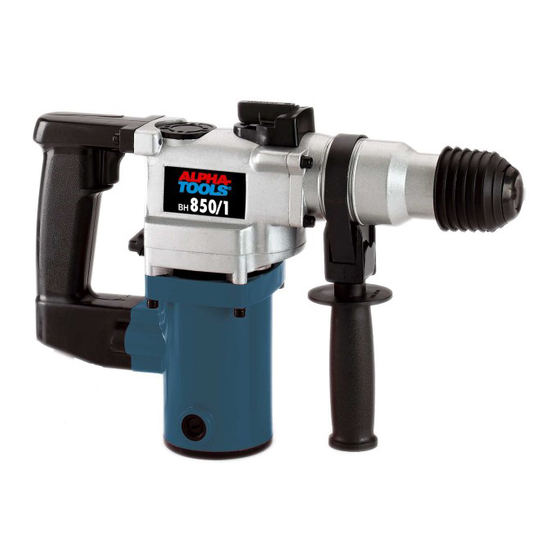 Alpha tools BH 850/1 Operating Instructions Manual