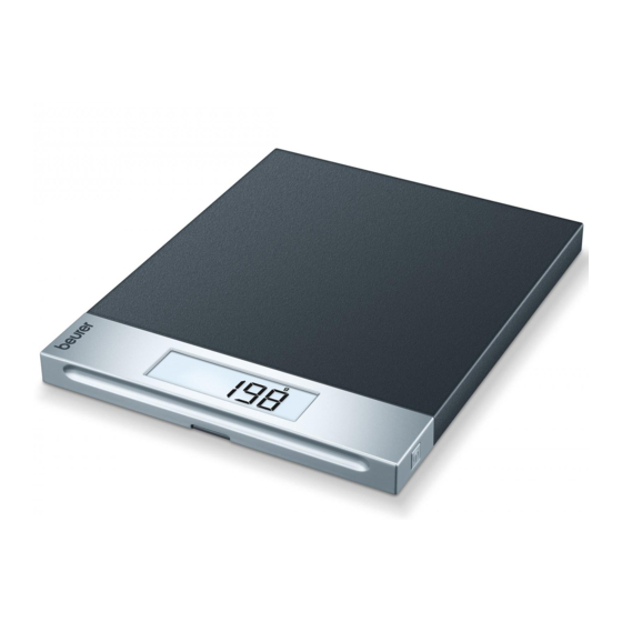 Beurer KS 69 Kitchen Scale Manuals