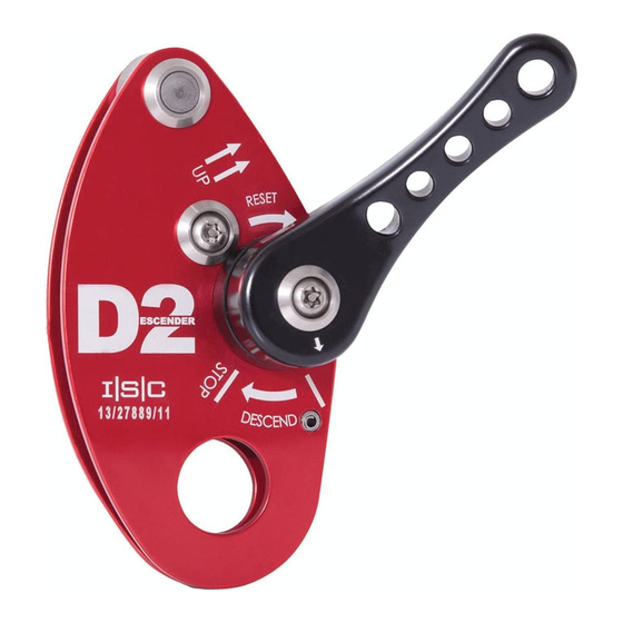 ISC D2 Descender General Instructions For Use