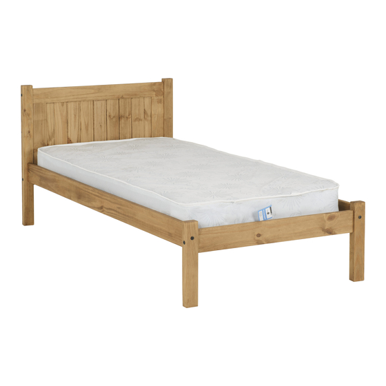 Seconique MAYA 3' BED Assembly Instructions Manual
