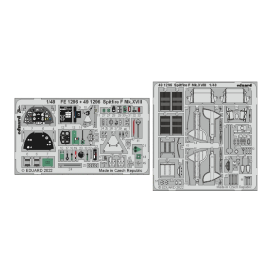 Eduard Spitfire F Mk.XVIII Quick Start Manual