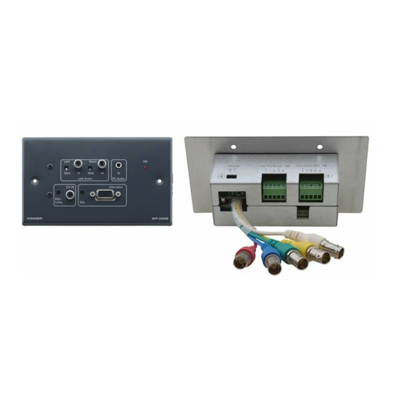 Kramer WP-220E User Manual