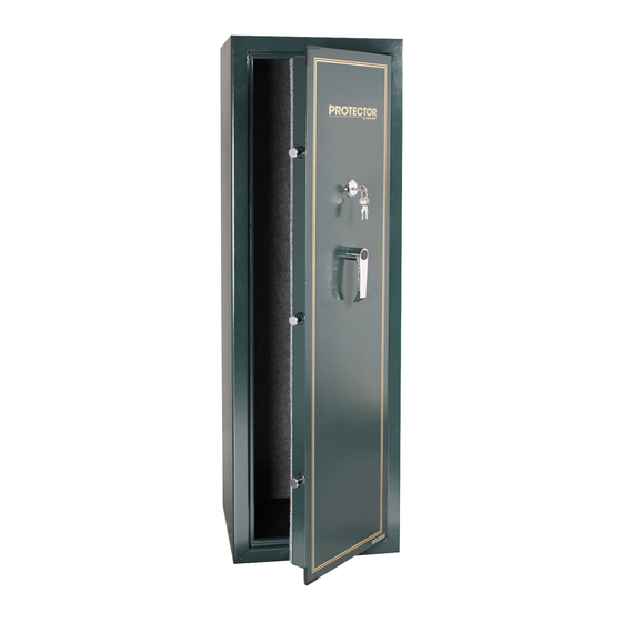 User Manuals: First Alert PROTECTOR 6720F Gun Cabinet