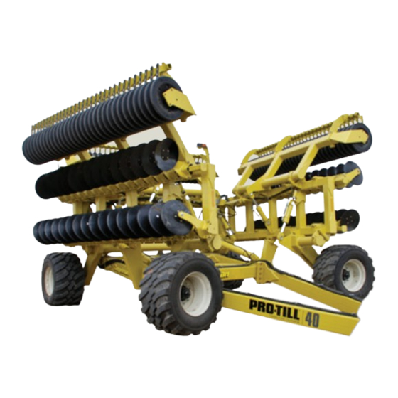 Degelman PRO-TILL 41 Quick Start Manual