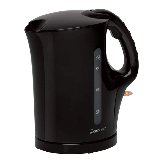 Clatronic WK 3445 Electric Kettle Manuals