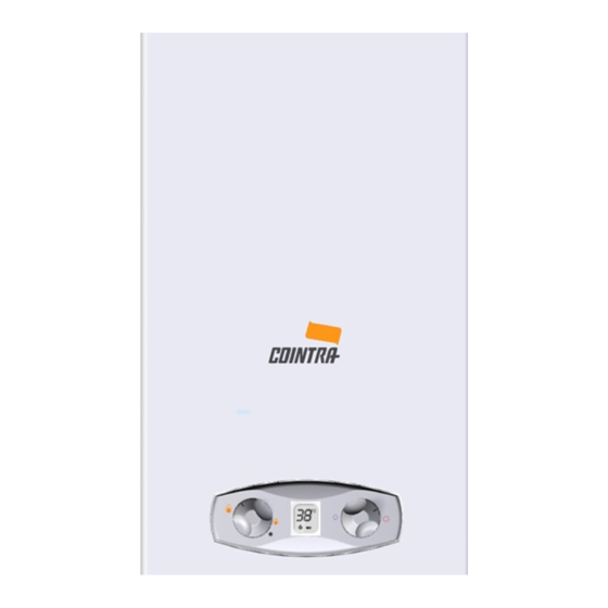 Cointra OPTIMA COB 11 D Use, Installation And Maintenance Instructions