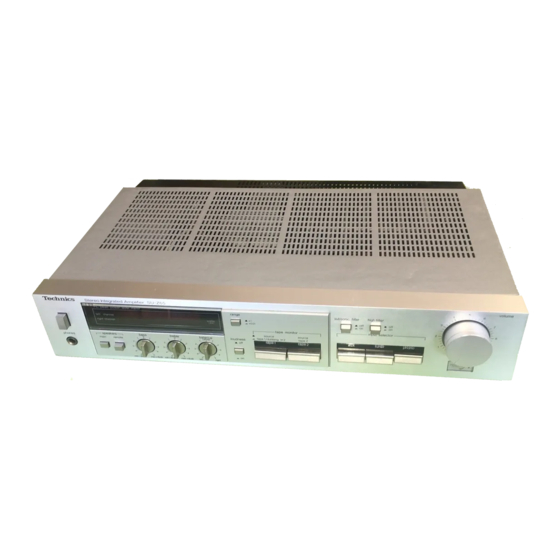 Technics SU-Z65 Service Manual